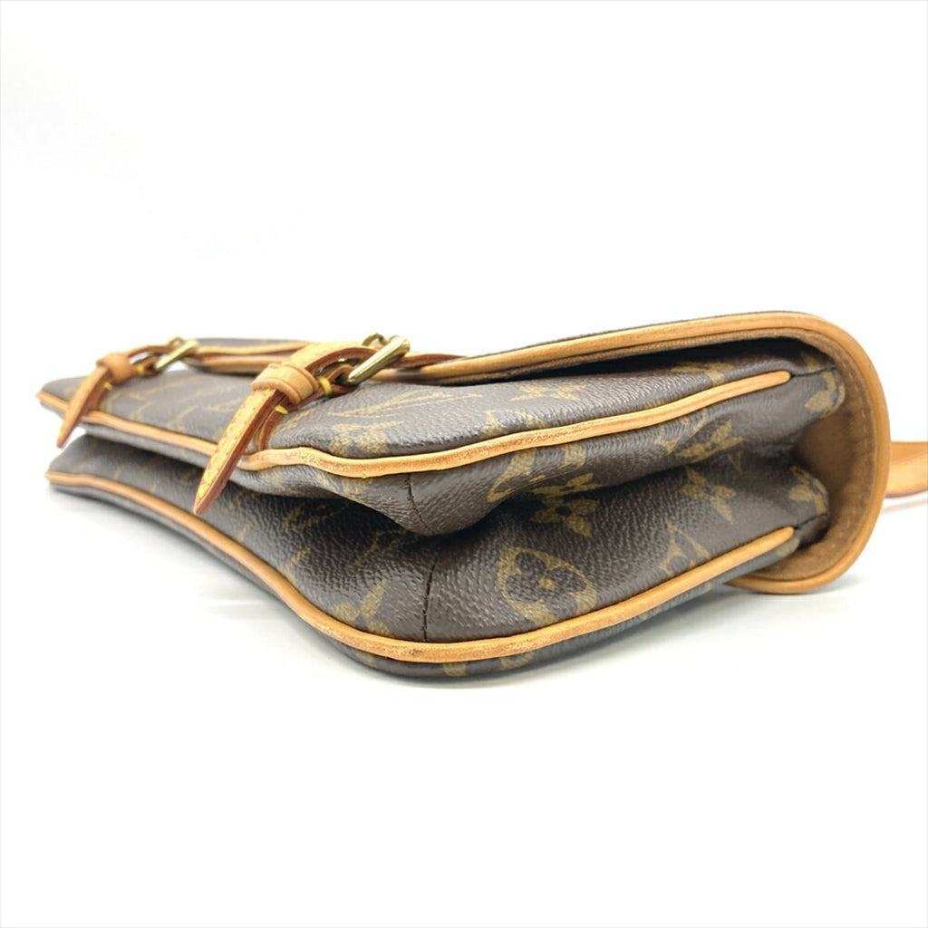 Louis Vuitton Monogram Brown Galle Monogram Monogram Shoulder Bag (Pre-Owned)