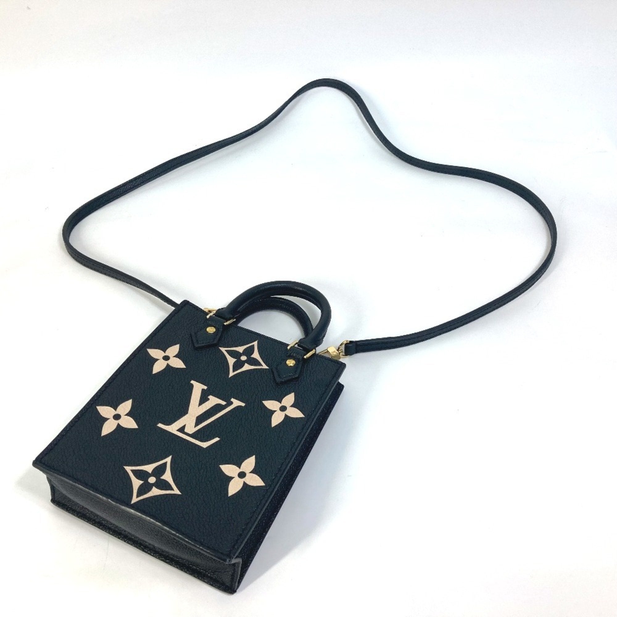 Louis Vuitton Black Monogram Empreinte Handbag Shoulder Bag (Pre-Owned)