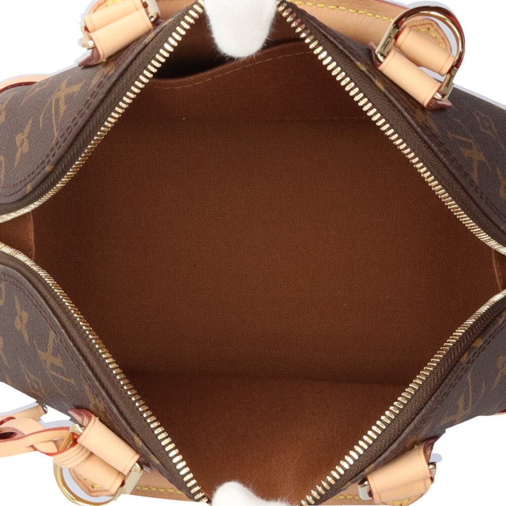 Louis Vuitton Brown Monogram Canvas Shoulder Bag (Pre-Owned)