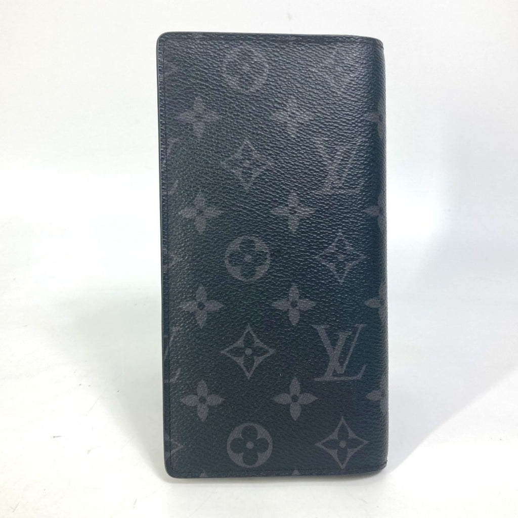 Louis Vuitton Monogram Eclipse Black Monogram Eclipse Long Wallet (Bi-Fold) (Pre-Owned)