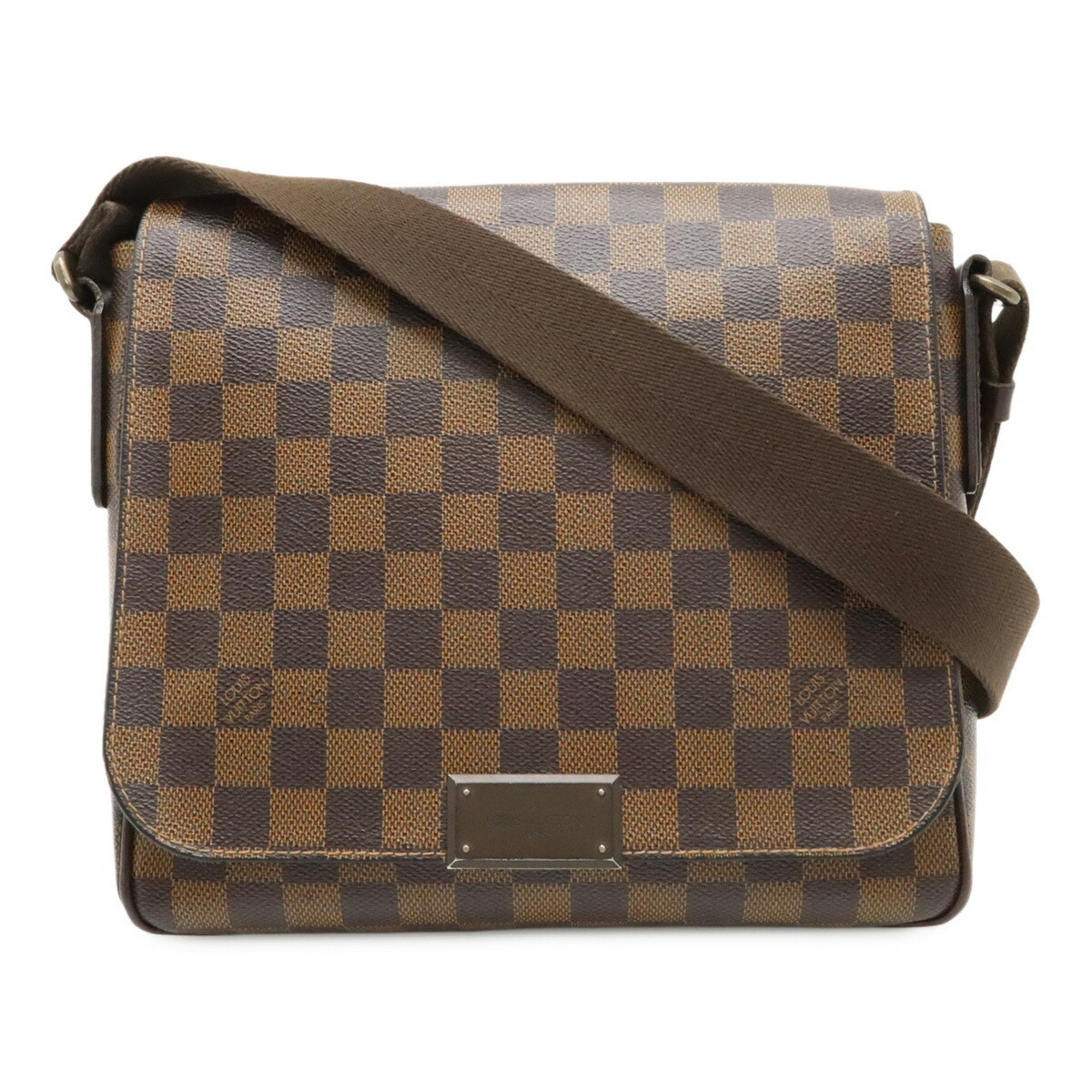 Louis Vuitton Brown Damier Canvas Pvc Shoulder Bag (Pre-Owned)