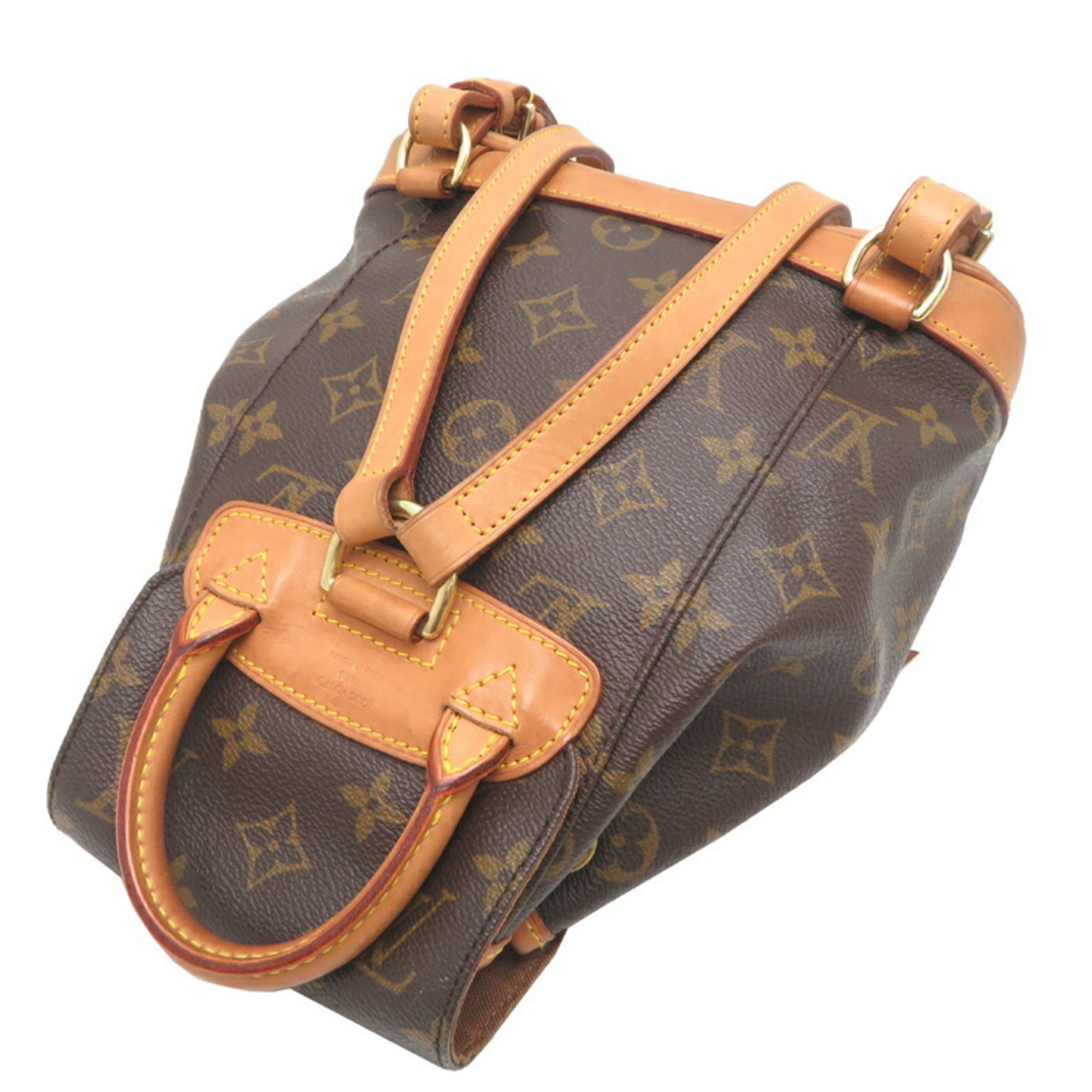 Louis Vuitton Monogram Brown Galle Monogram Monogram Backpack (Pre-Owned)