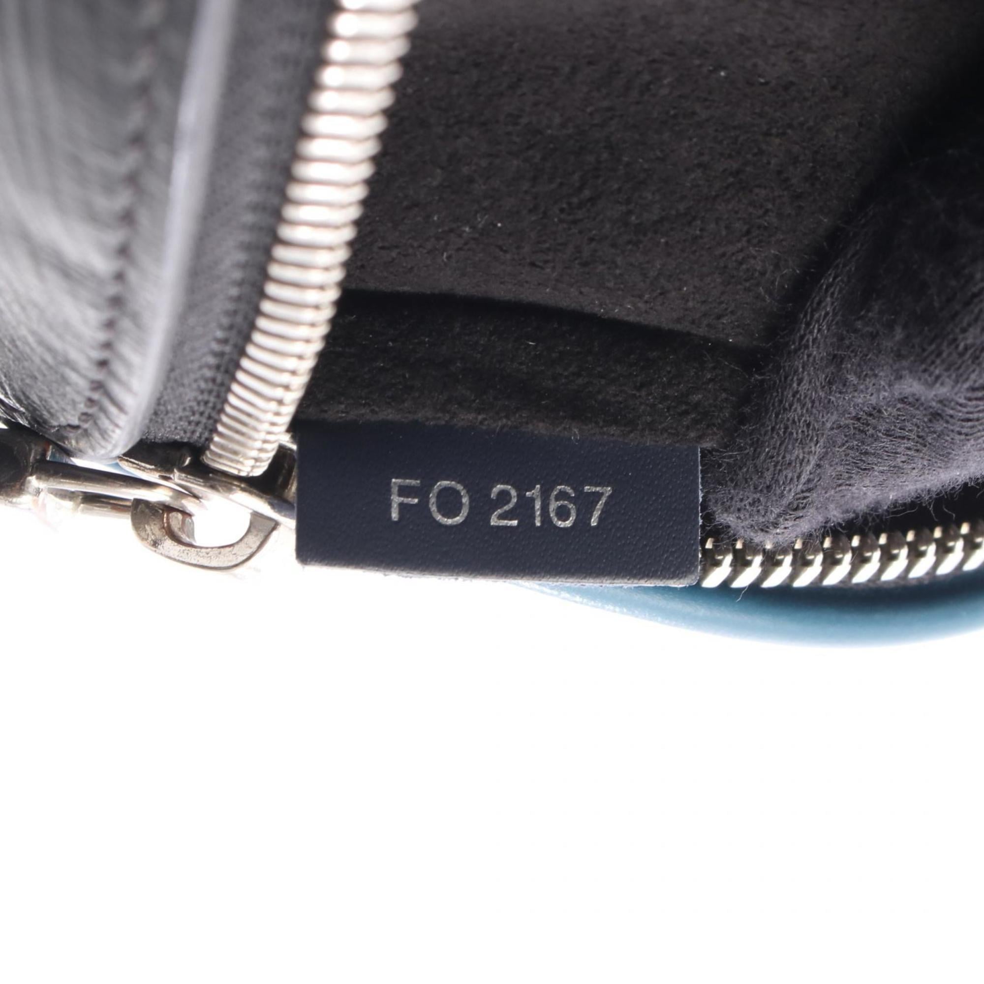 Louis Vuitton Black Blue Navy Epi Leather Pvc Coated Canvas Monogram Eclipse Fanny Pack (Pre-Owned)