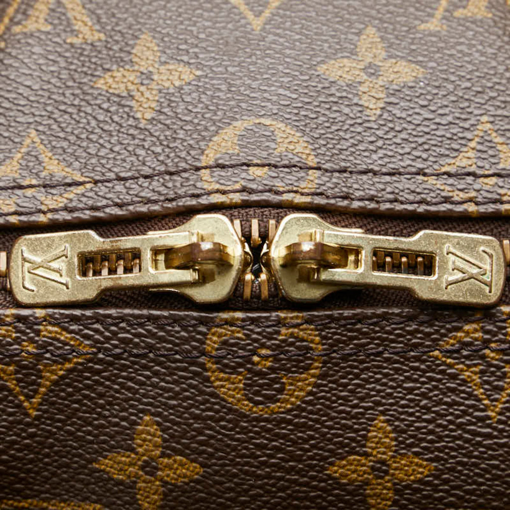 Louis Vuitton Brown Pvc Leather Boston Bag (Pre-Owned)