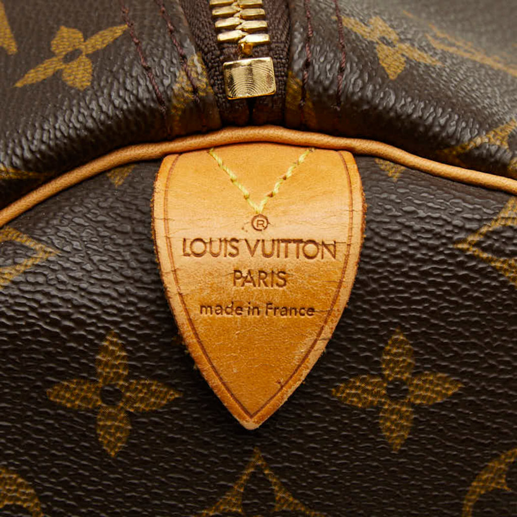 Louis Vuitton Brown Pvc Leather Boston Bag (Pre-Owned)