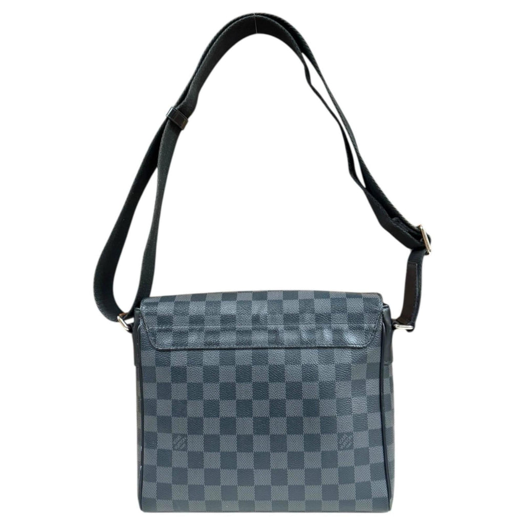 Louis Vuitton Black Gray Or Damier Graphite Shoulder Bag (Pre-Owned)