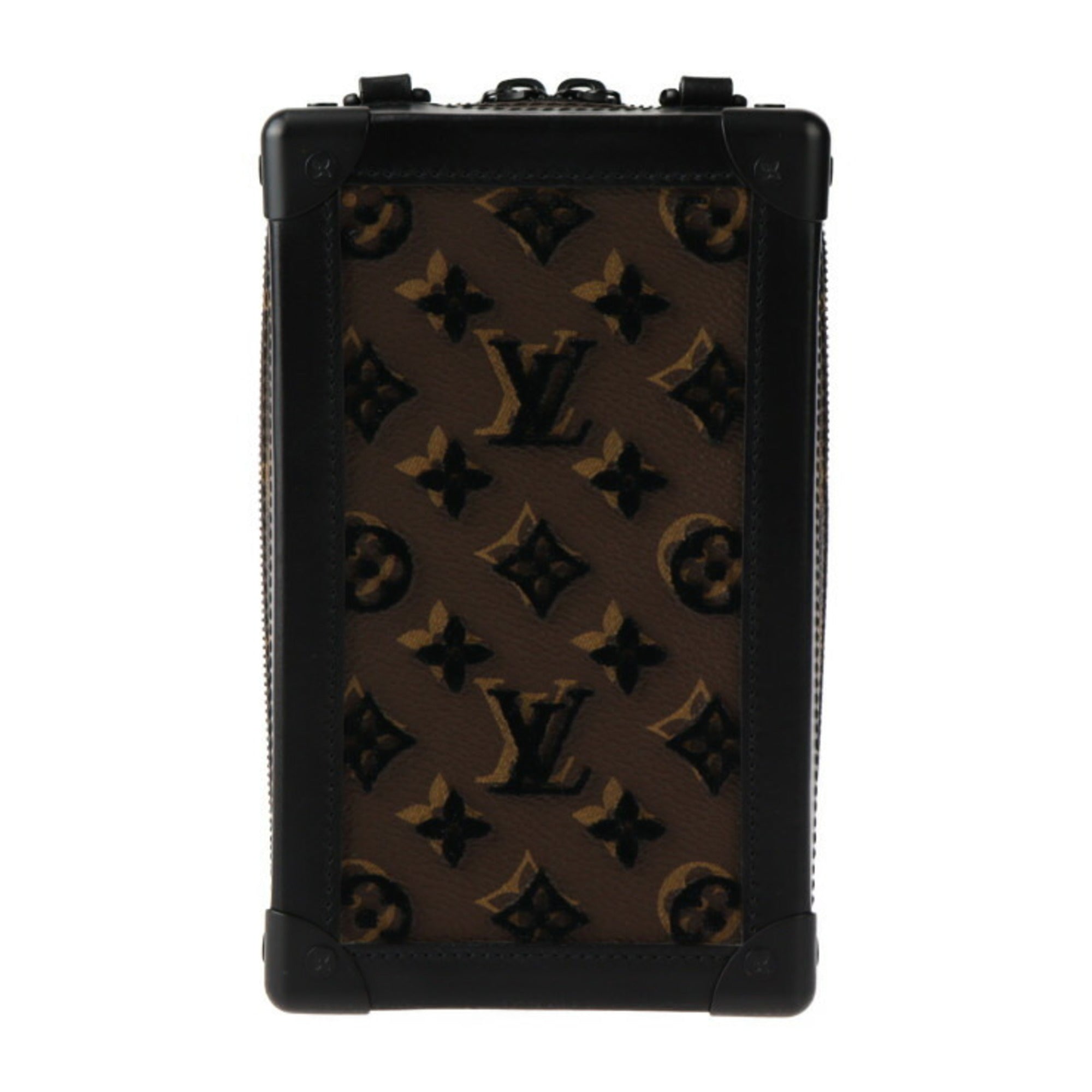Louis Vuitton Black Brown Monogram Monogram Handbag Pochette Shoulder Bag (Pre-Owned)