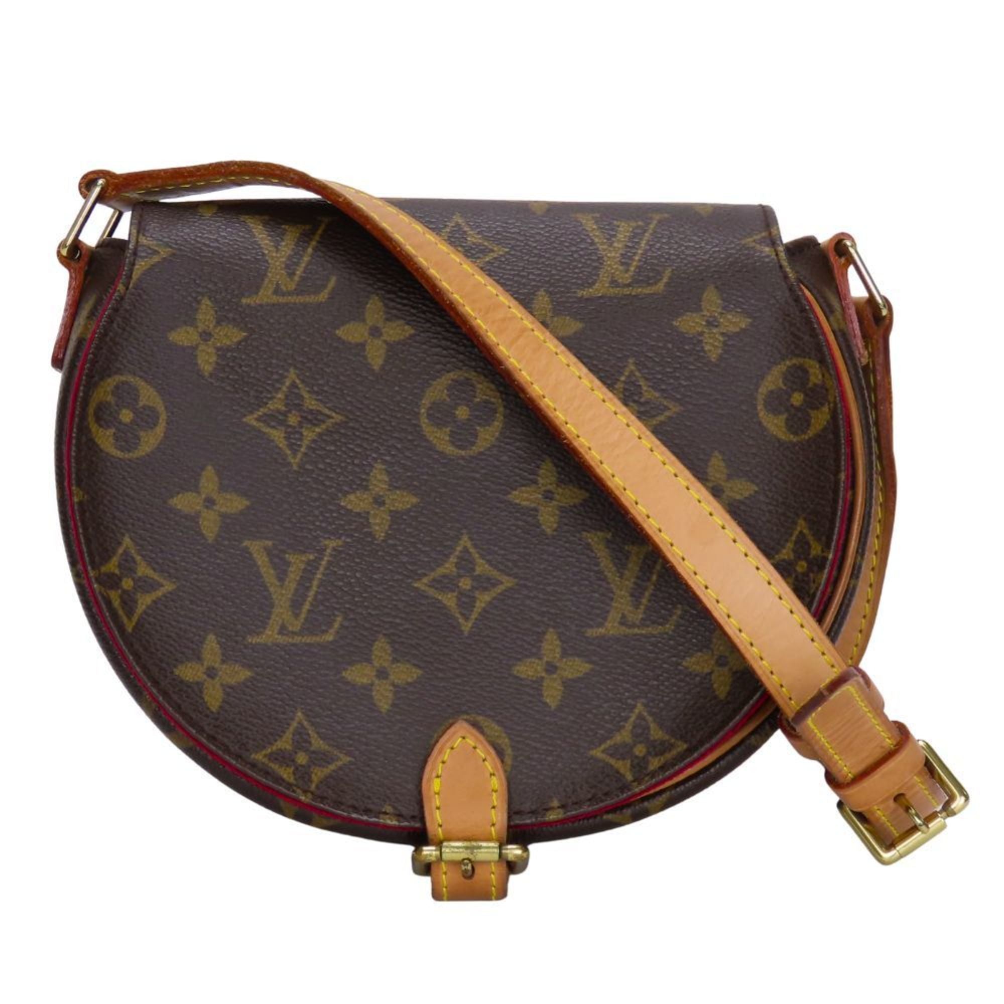 Tambourine Handbag Monogram Canvas