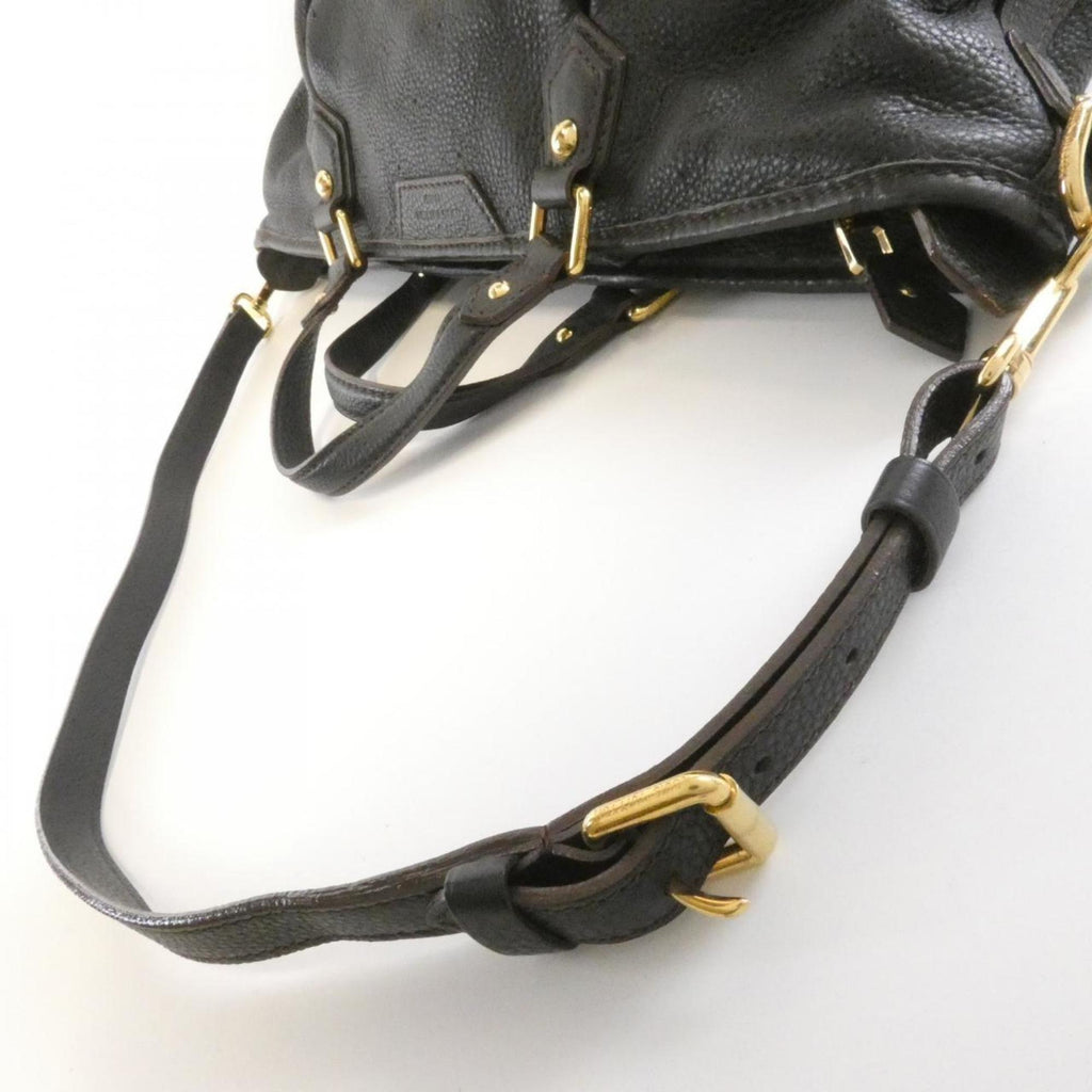 Louis Vuitton Mahina Black Leather Handbag (Pre-Owned)
