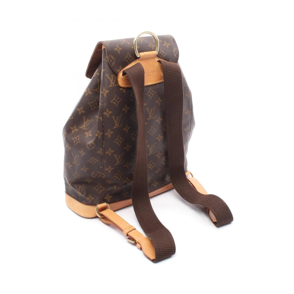 Louis Vuitton Brown Monogram Coated Canvas Backpack (Pre-Owned)