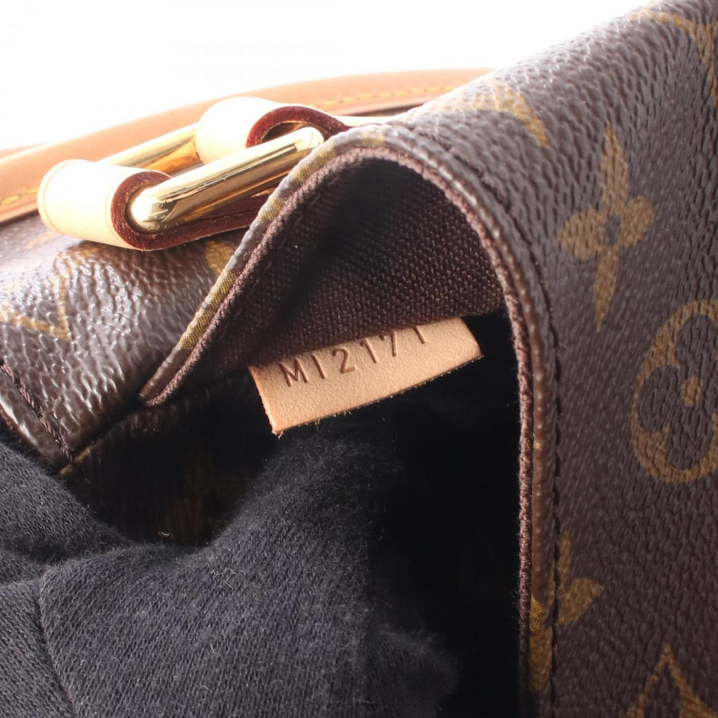 Louis Vuitton Brown Monogram Coated Canvas Leather Handbag Shoulder Bag (Pre-Owned)
