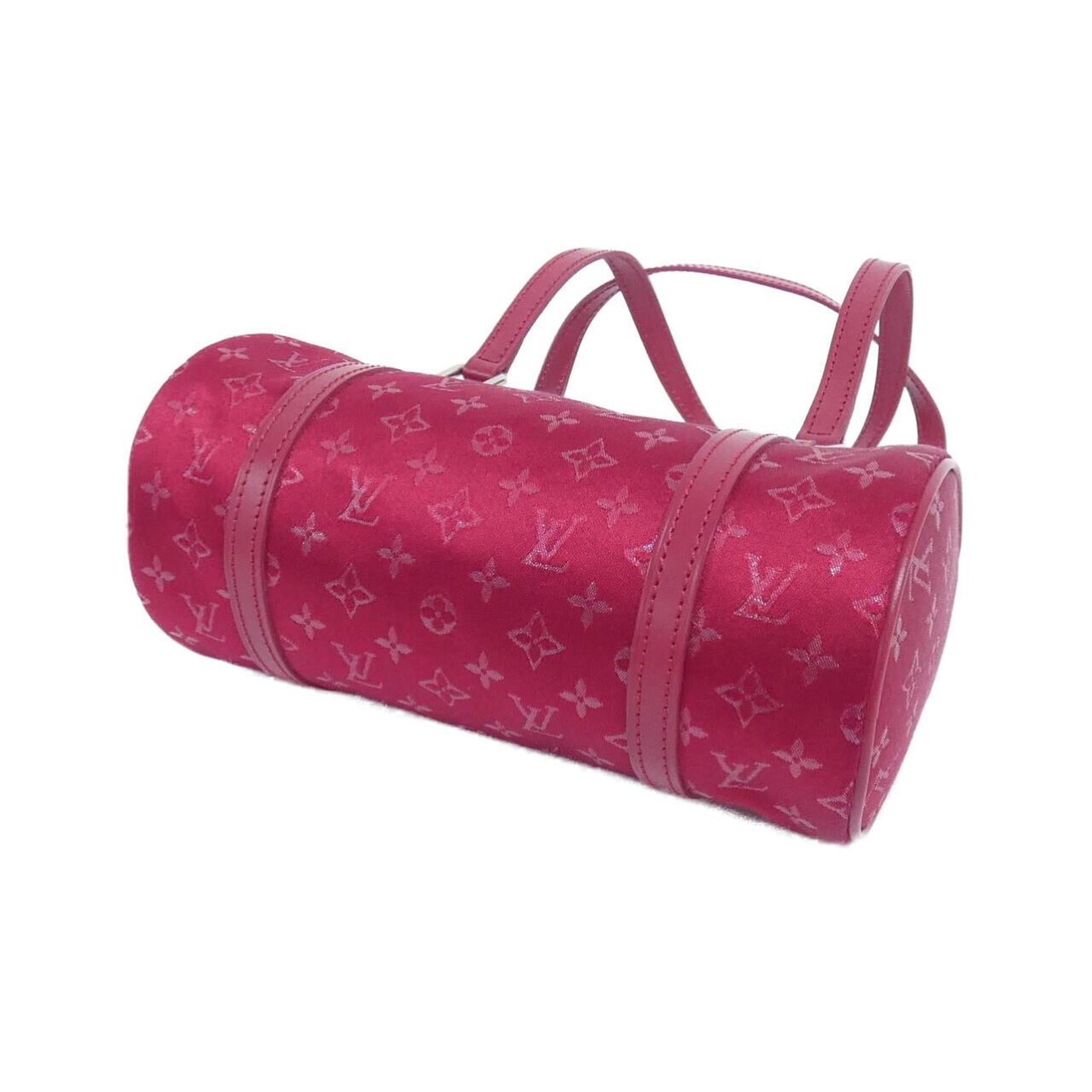 Louis Vuitton Red Color Satin Handbag (Pre-Owned)