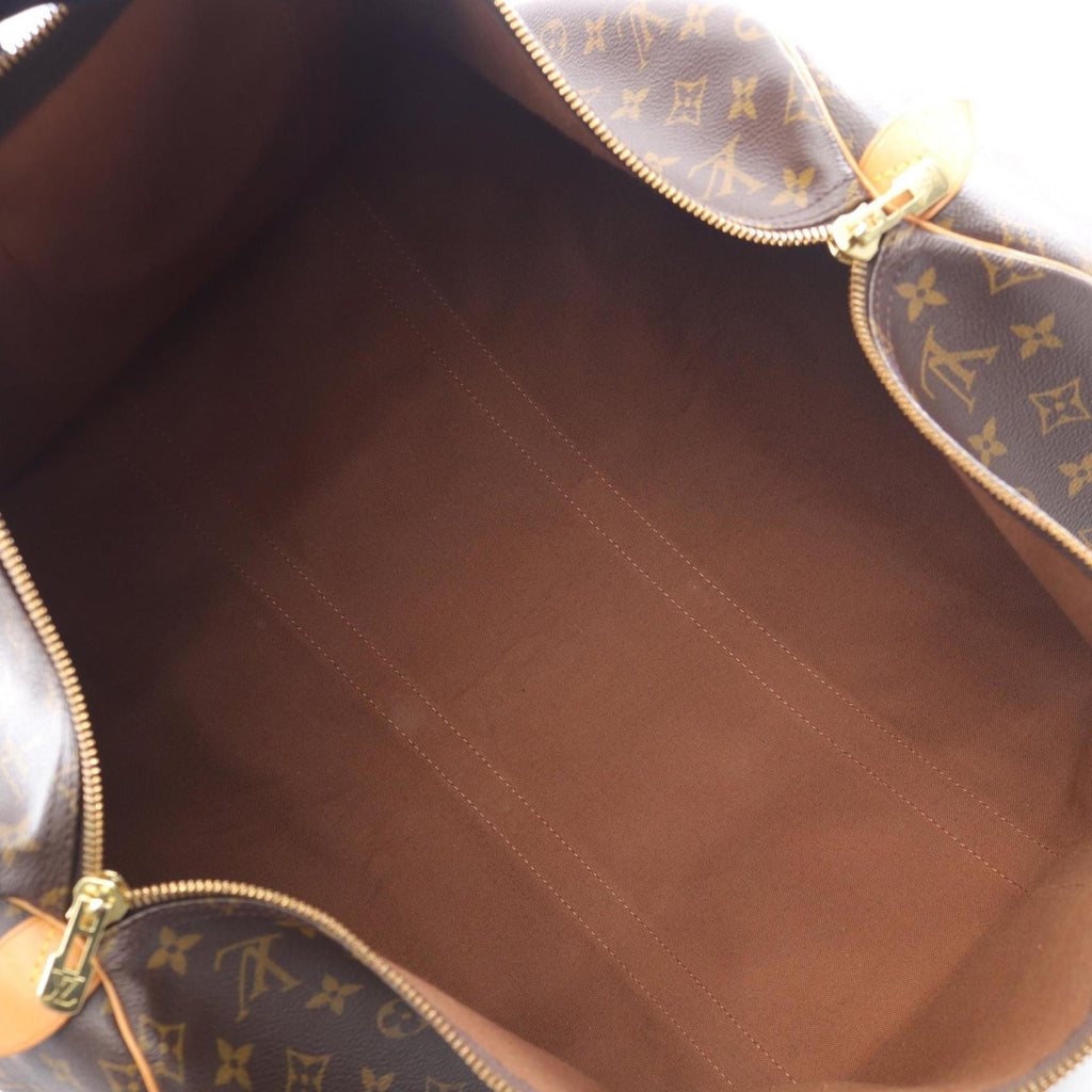 Louis Vuitton Brown Coated Canvas Pvc Monogram Leather Boston Bag (Pre-Owned)