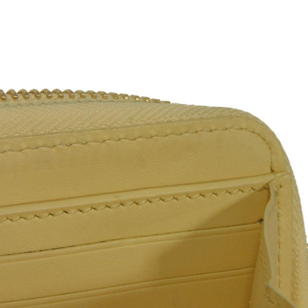 Louis Vuitton Monogram Jaune Yellow Leather Coin Purse/Coin Case (Pre-Owned)