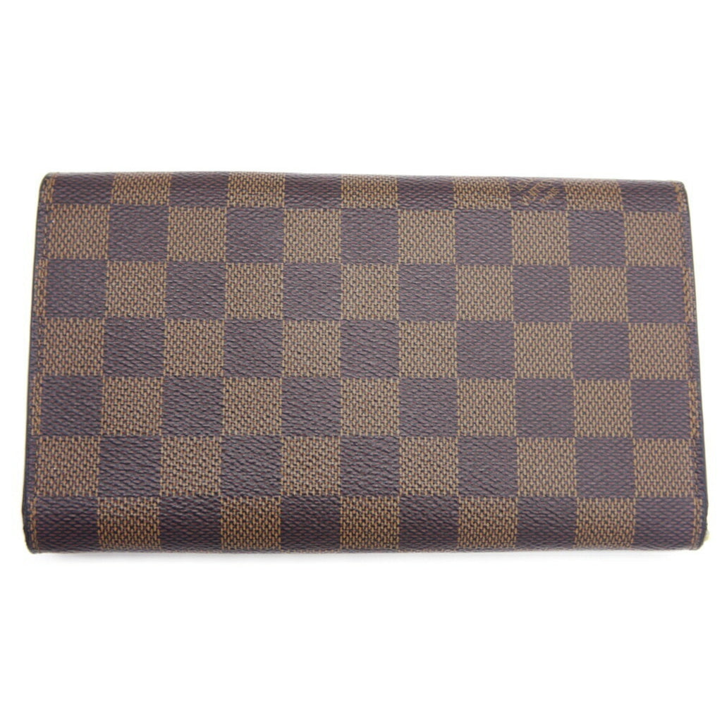 Louis Vuitton Magnolia Damier Canvas Leather Chain/Shoulder Wallet (Pre-Owned)