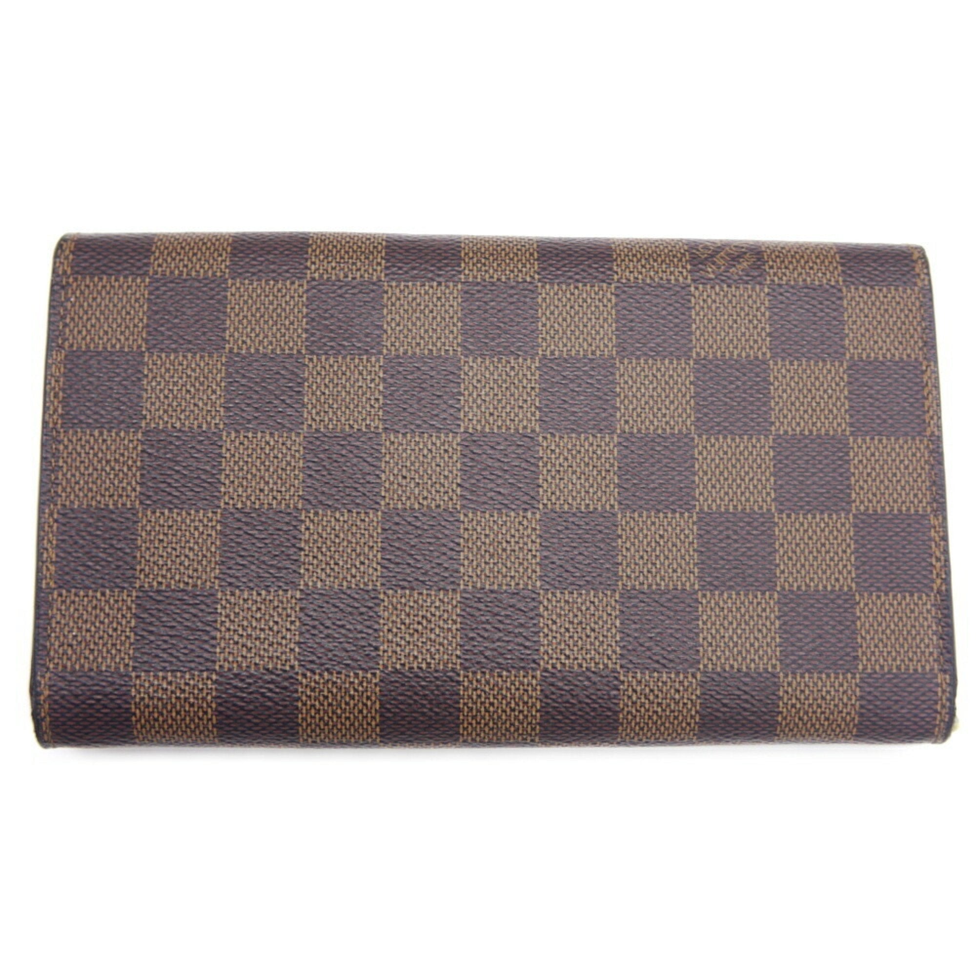 Louis Vuitton Magnolia Damier Canvas Leather Chain/Shoulder Wallet (Pre-Owned)