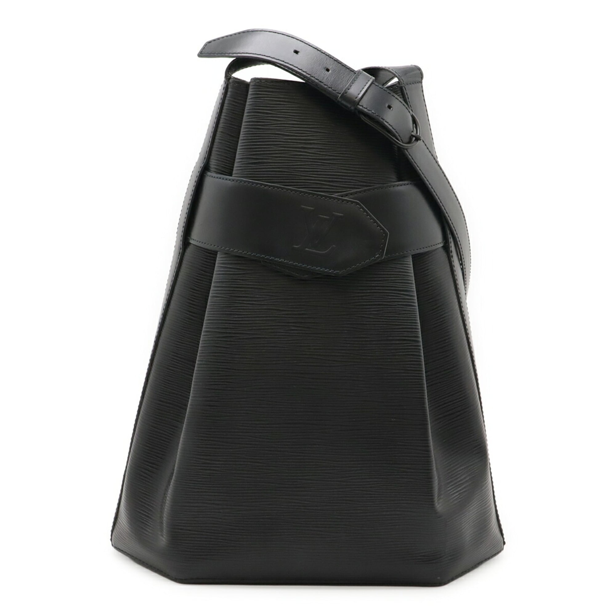 Louis Vuitton Noir Epi Leather Pouch Shoulder Bag (Pre-Owned)
