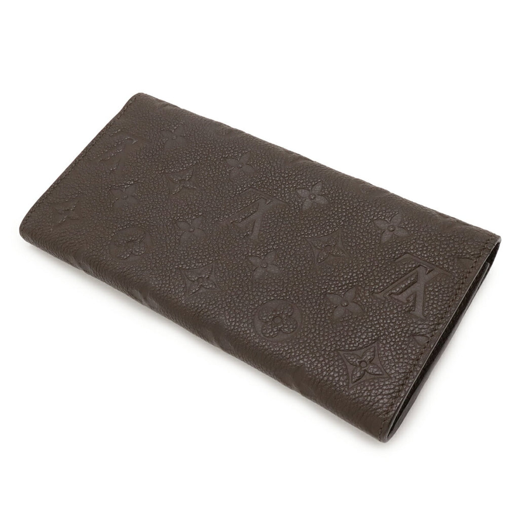 Louis Vuitton Monogram Empreinte Earth Monogram Empreinte Long Wallet (Bi-Fold) (Pre-Owned)