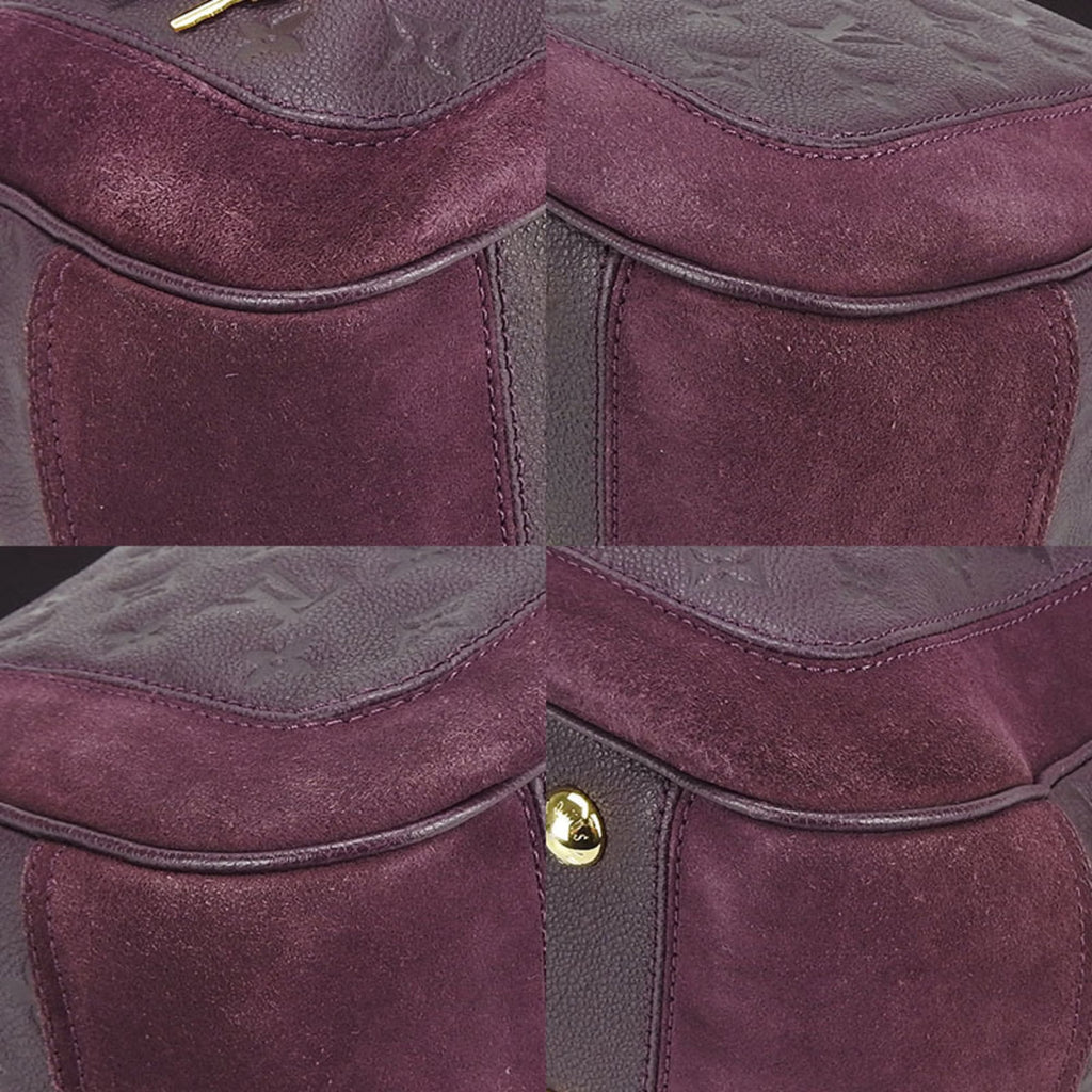 Louis Vuitton Monogram Empreinte Purple Monogram Empreinte Handbag Shoulder Bag (Pre-Owned)