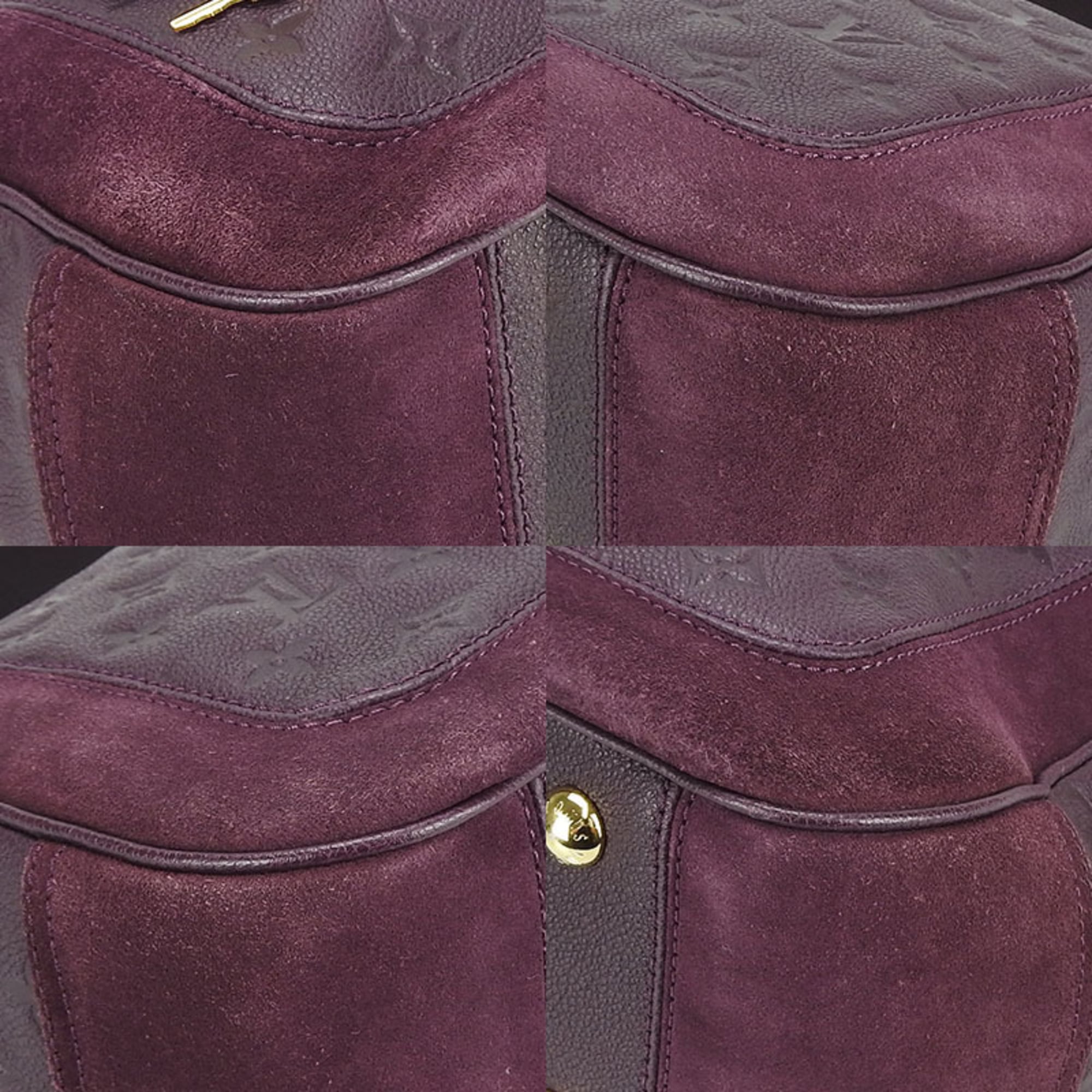 Louis Vuitton Monogram Empreinte Purple Monogram Empreinte Handbag Shoulder Bag (Pre-Owned)