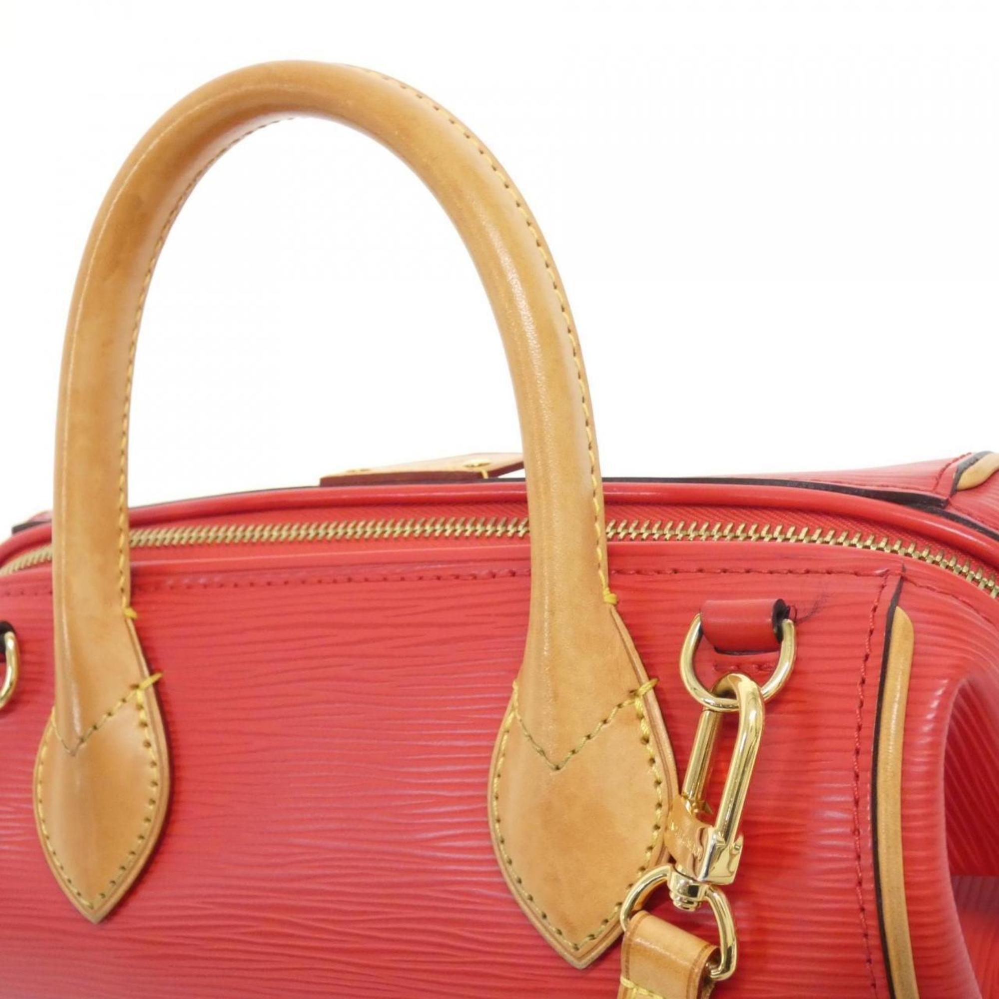 Louis Vuitton Coquelicots Leather Boston Bag (Pre-Owned)