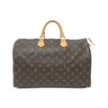 Louis Vuitton Monogram Brown Coated Canvas Boston Bag (Pre-Owned)