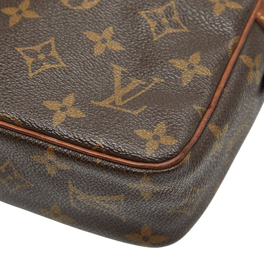 Louis Vuitton Brown Pvc Leather Briefcase (Pre-Owned)