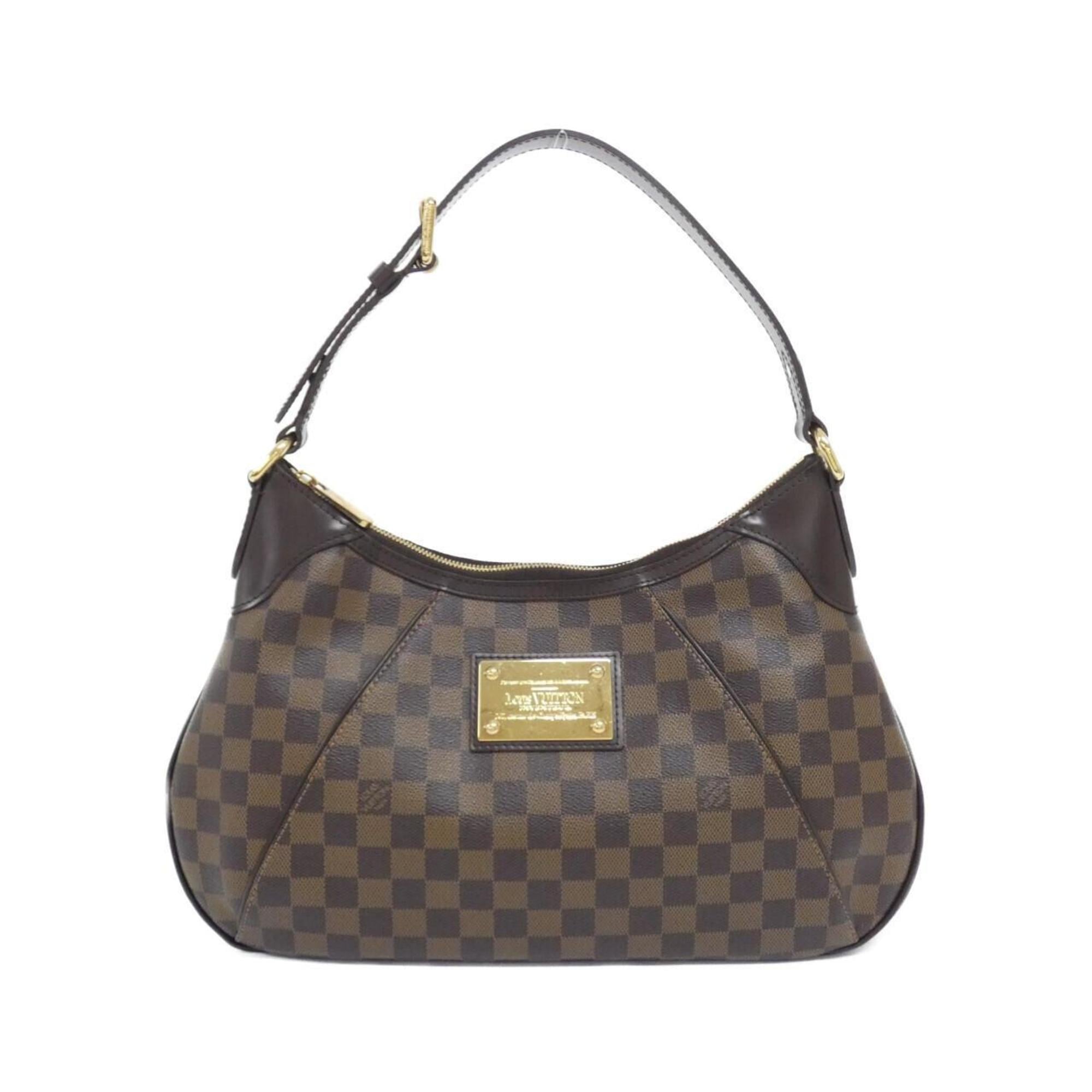 Louis Vuitton Ebene Coated Canvas Shoulder Bag (Pre-Owned)