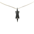 Star of David Pendant Necklace Sterling Silver