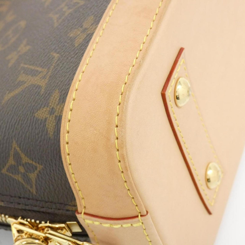 Louis Vuitton Marron Coated Canvas Handbag (Pre-Owned)