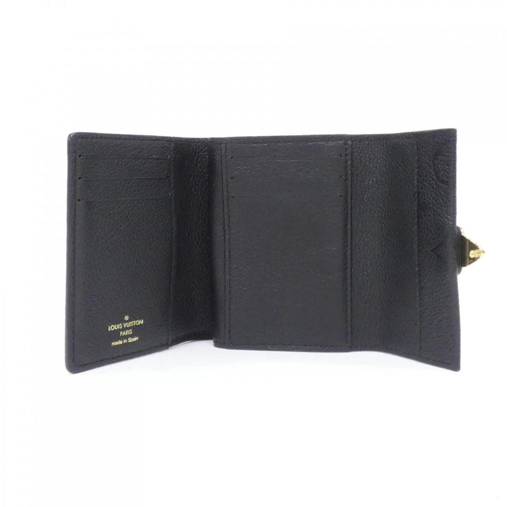 Louis Vuitton Black Monogram Empreinte Wallet (Tri-Fold) (Pre-Owned)