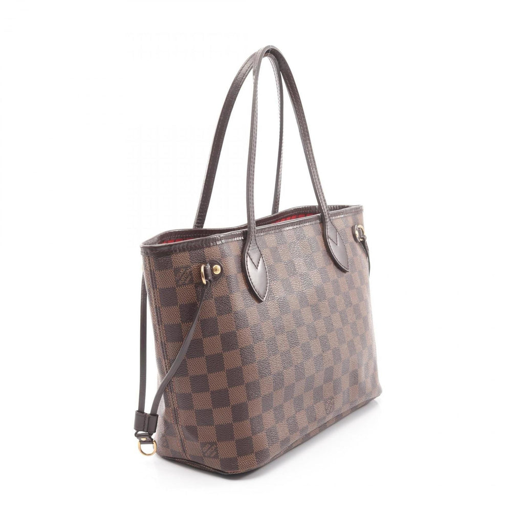 Louis Vuitton Brown Ebene Coated Canvas Leather Tote Bag (Pre-Owned)