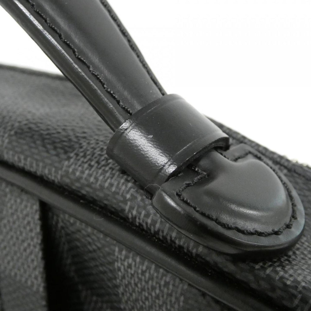 Louis Vuitton Dark Gray Graphite Gray Coated Canvas Shoulder Bag (Pre-Owned)