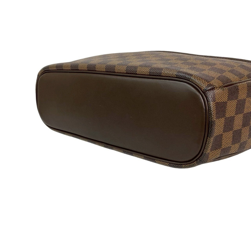 Louis Vuitton Brown Leather Pvc Boston Bag Handbag (Pre-Owned)