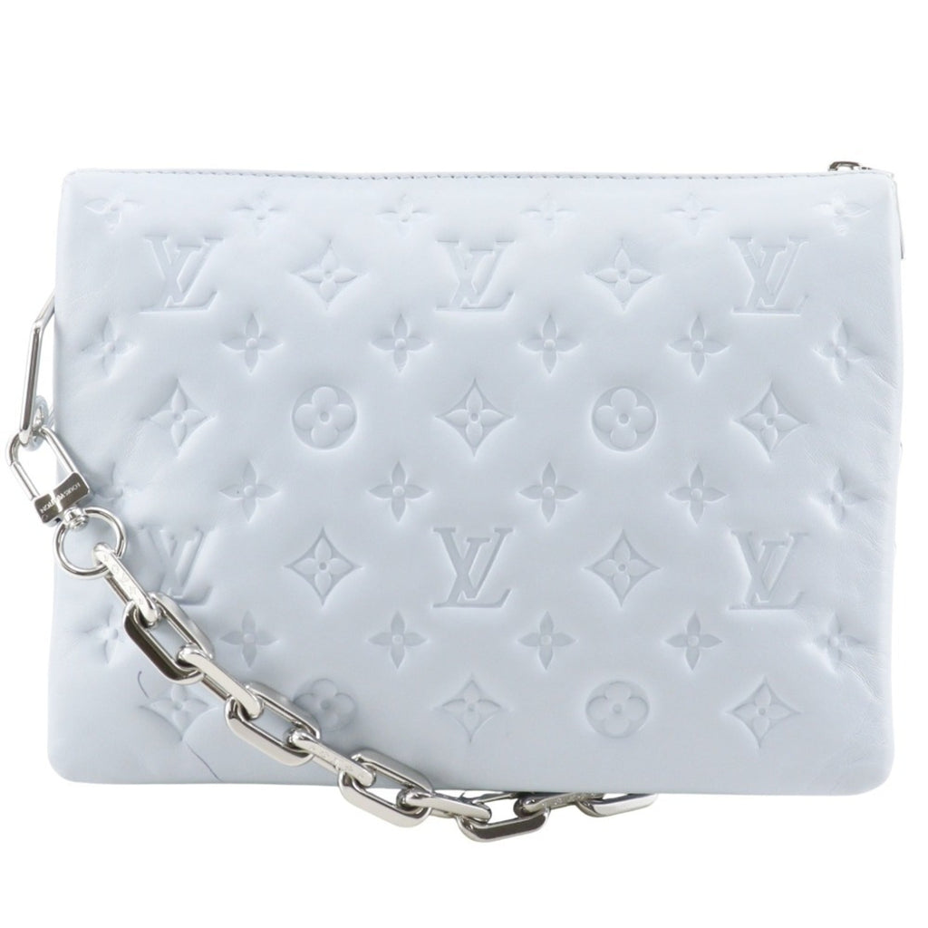 Louis Vuitton Light Blue Monogram Shoulder Bag (Pre-Owned)
