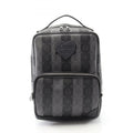 Louis Vuitton Black Gray Coated Canvas Backpack (Pre-Owned)