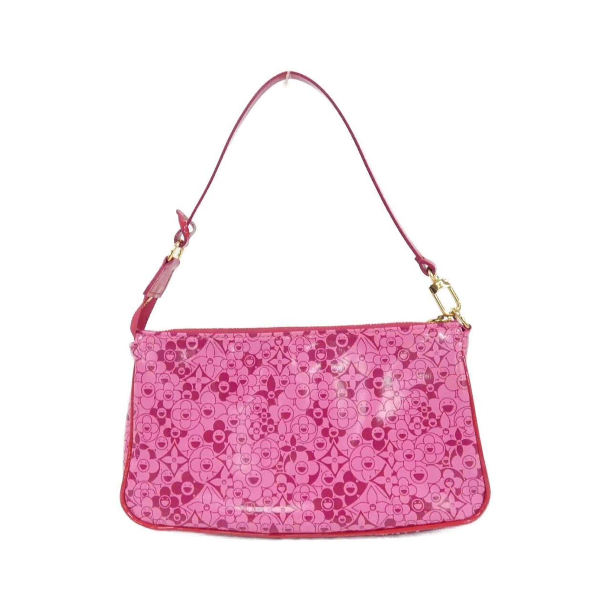 Louis Vuitton Rose Pvc Pochette Pouch (Pre-Owned)