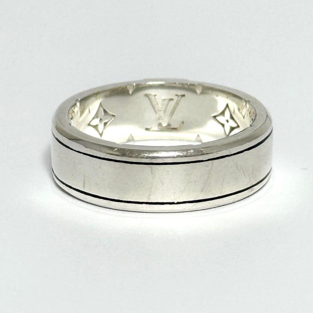 Louis Vuitton Silver Silver 925 Band Ring (Pre-Owned)