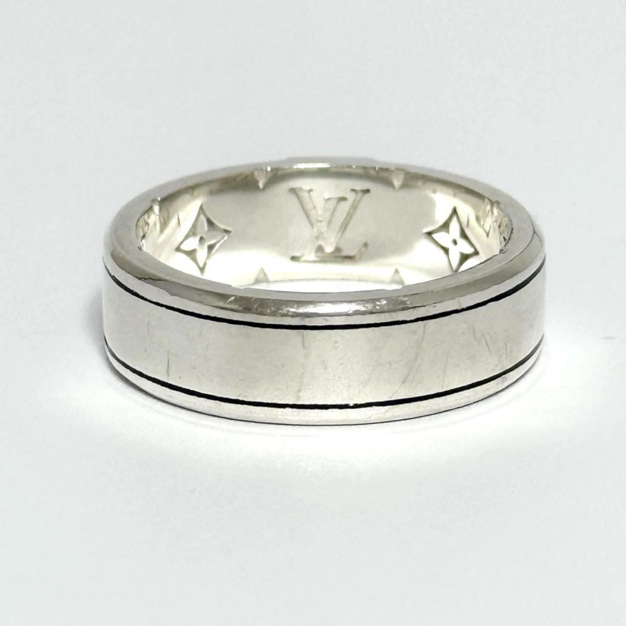 Louis Vuitton Silver Silver 925 Band Ring (Pre-Owned)