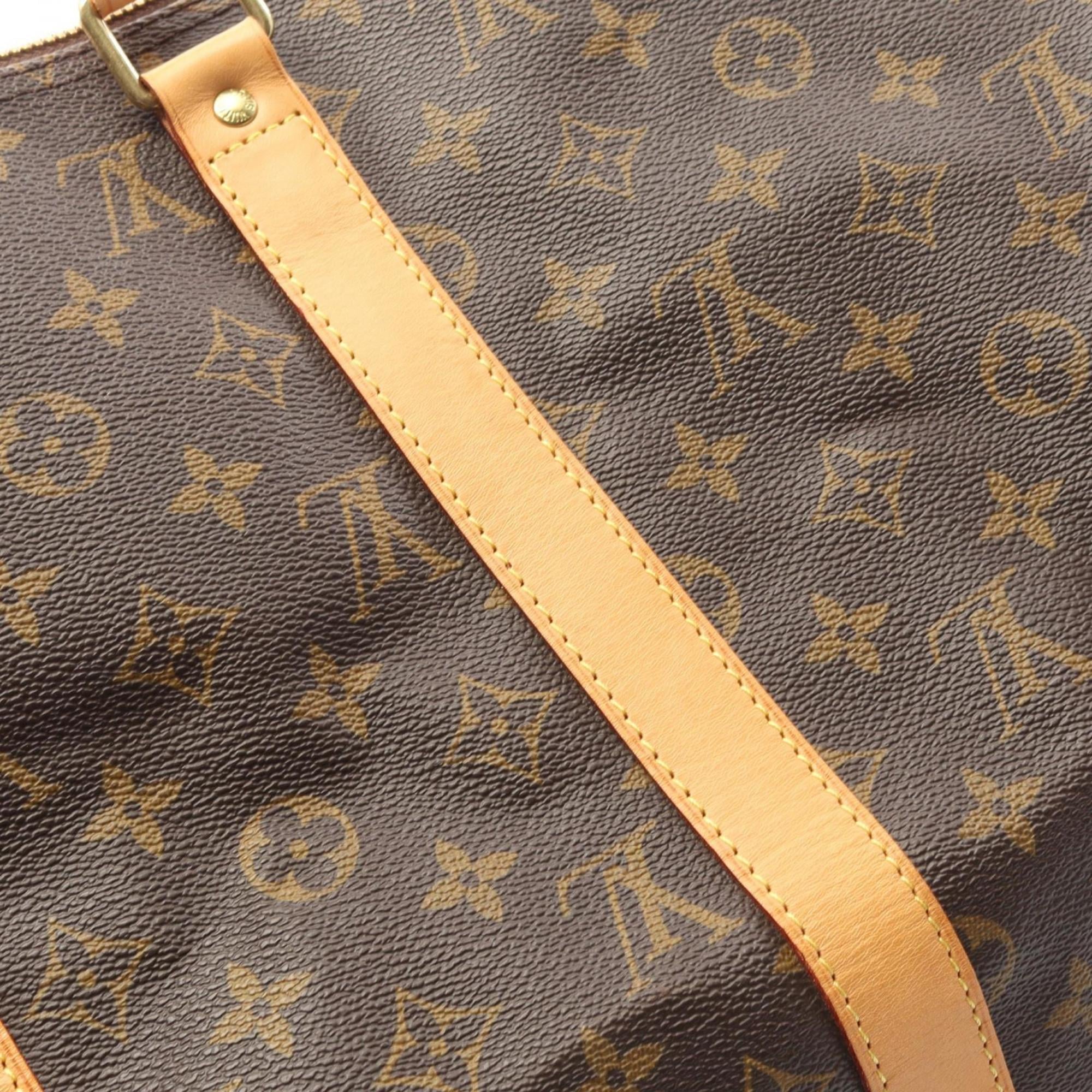 Louis Vuitton Brown Monogram Coated Canvas Boston Bag (Pre-Owned)