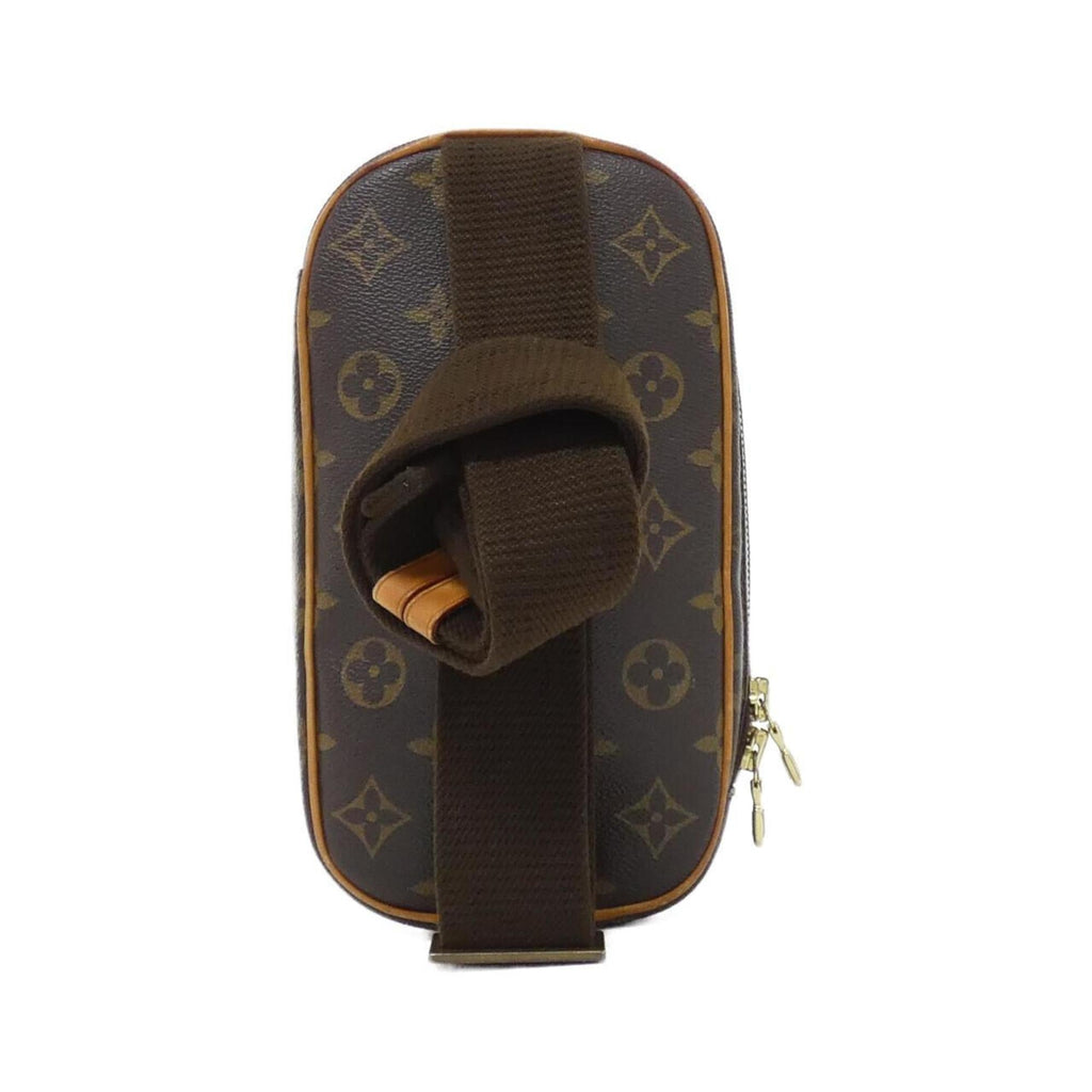 Louis Vuitton Marron Coated Canvas Pochette Shoulder Bag (Pre-Owned)