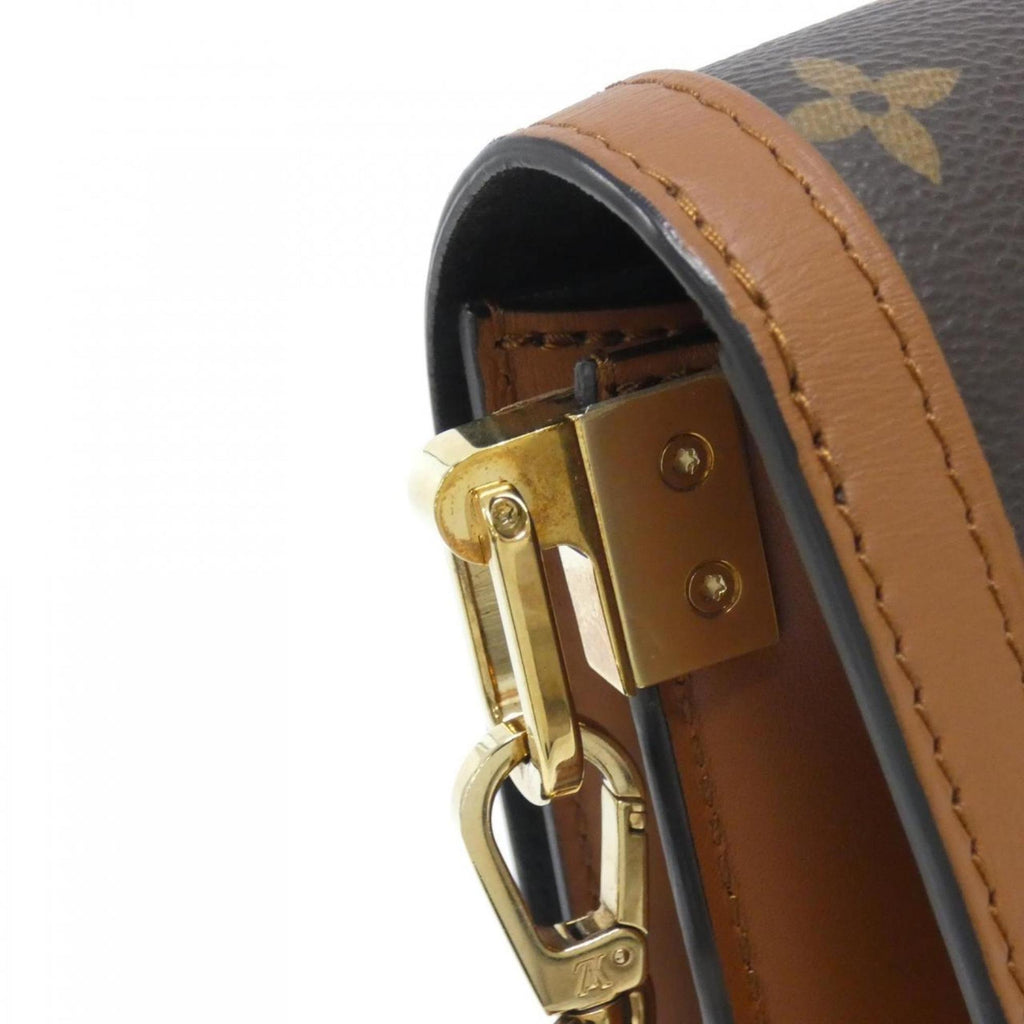 Louis Vuitton Brown Coated Canvas Shoulder Bag (Pre-Owned)