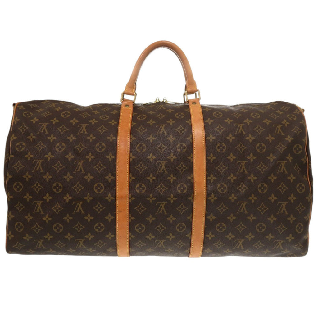 Louis Vuitton Brown Monogram Canvas Boston Bag (Pre-Owned)