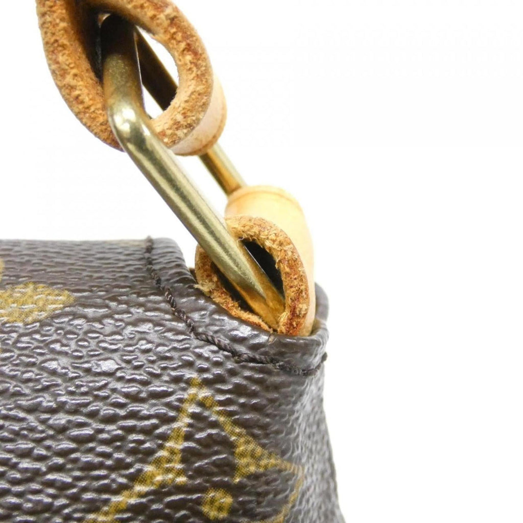 Louis Vuitton Marron Coated Canvas Shoulder Bag (Pre-Owned)