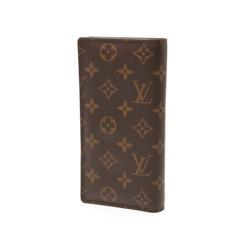 Louis Vuitton Brown Pvc Leather Long Wallet (Bi-Fold) (Pre-Owned)