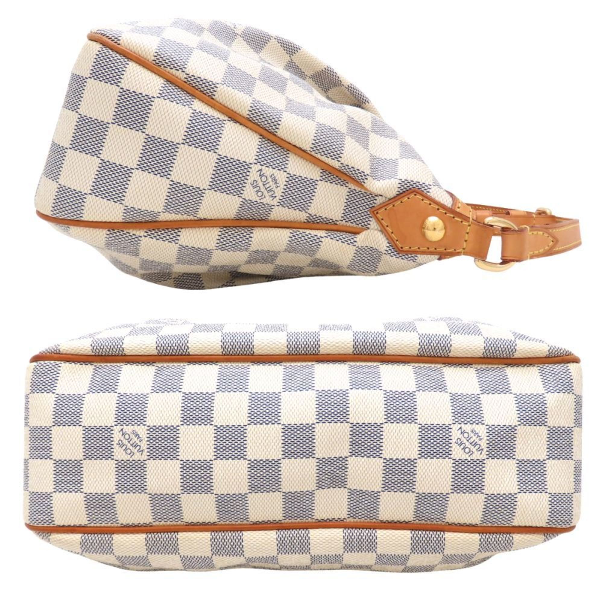 Louis Vuitton Damier Azur Damier Azur Canvas Shoulder Bag (Pre-Owned)