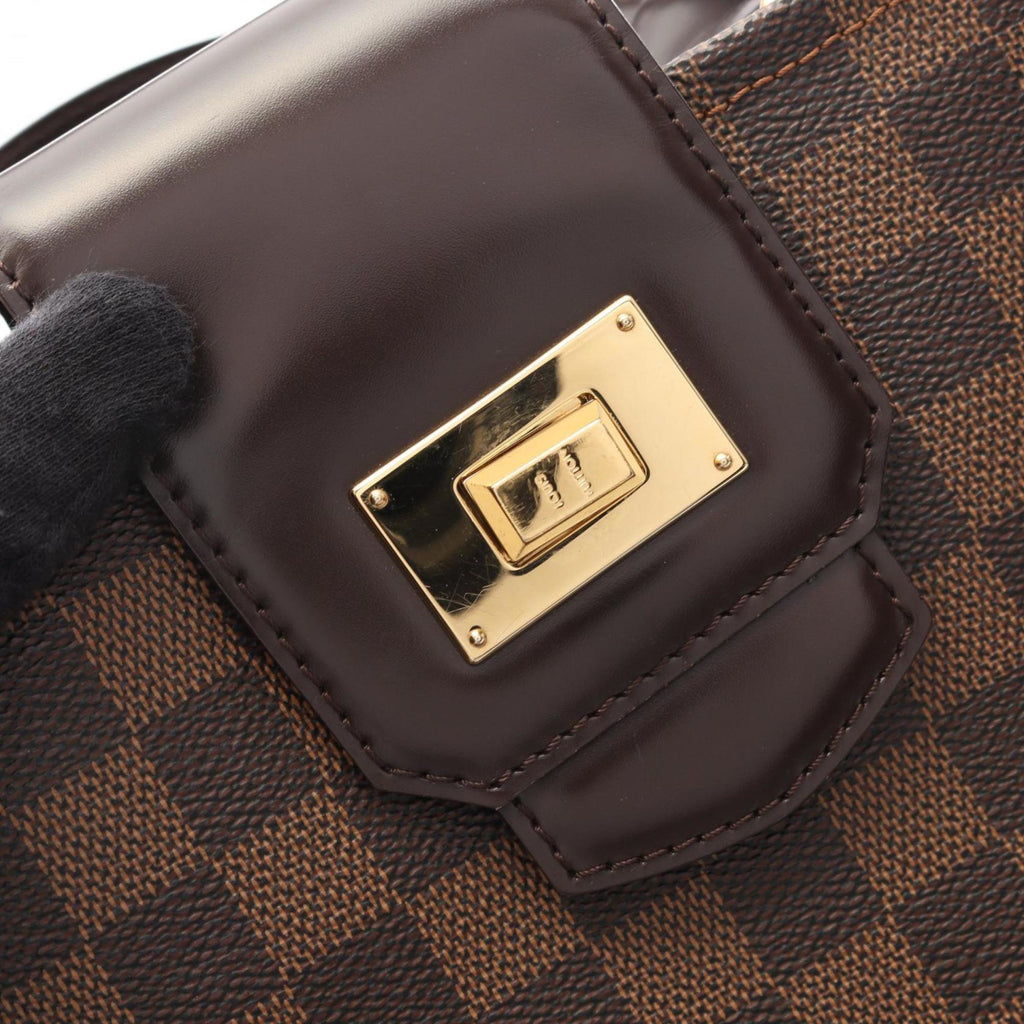 Louis Vuitton Brown Damier Canvas Rose Coated Canvas Handbag (Pre-Owned)
