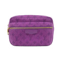 Louis Vuitton Purple Denim Canvas Shoulder Bag (Pre-Owned)