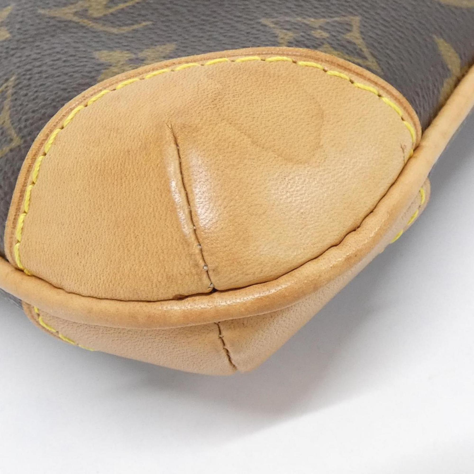 Louis Vuitton Marron Coated Canvas Shoulder Bag (Pre-Owned)