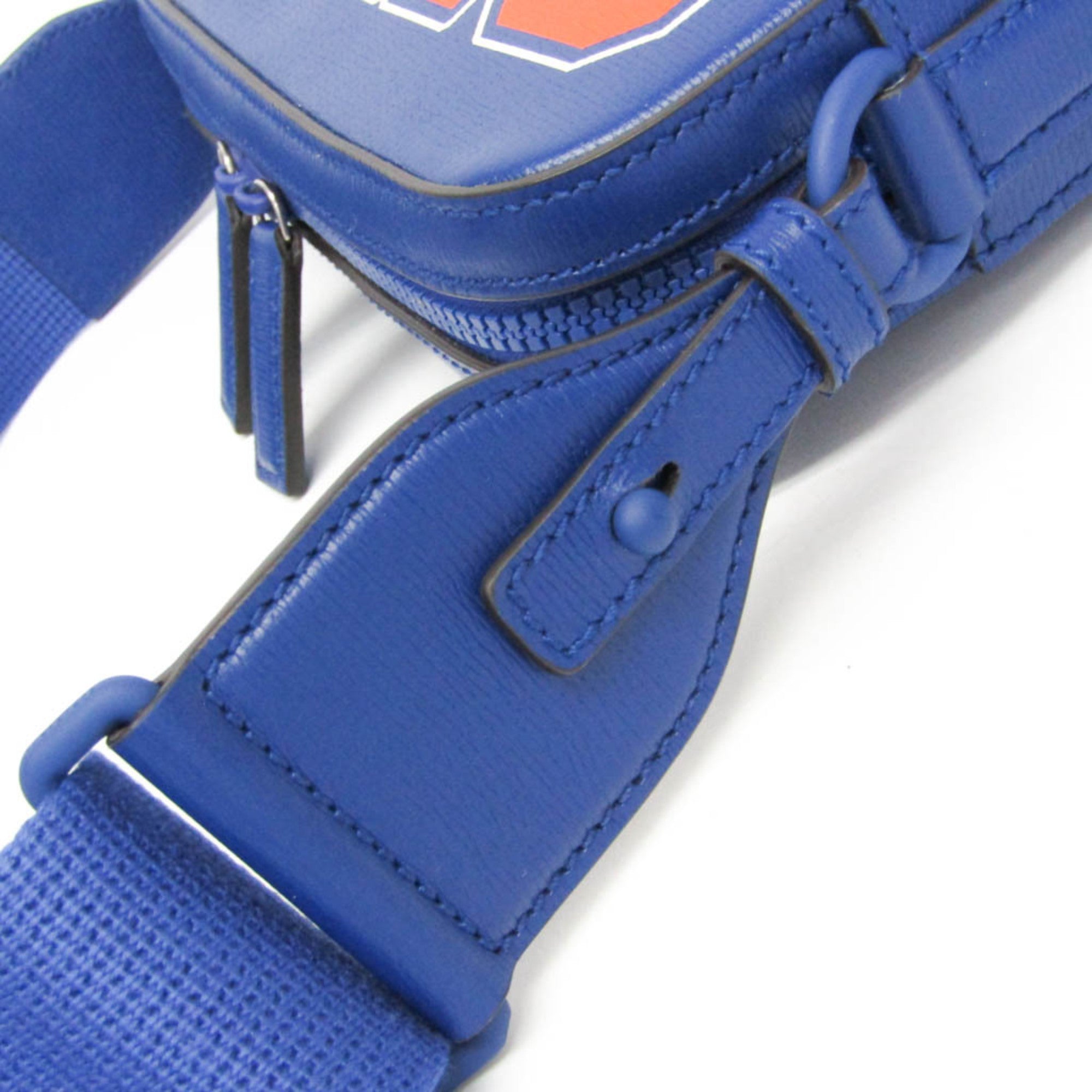 NY Dragons Camera Crossbody Bag Printed Leather Small